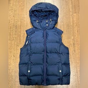 ❄️ Eddie Bauer Navy Puffer Vest w/ Lining - 650 Fill Power Premium Down ❄️